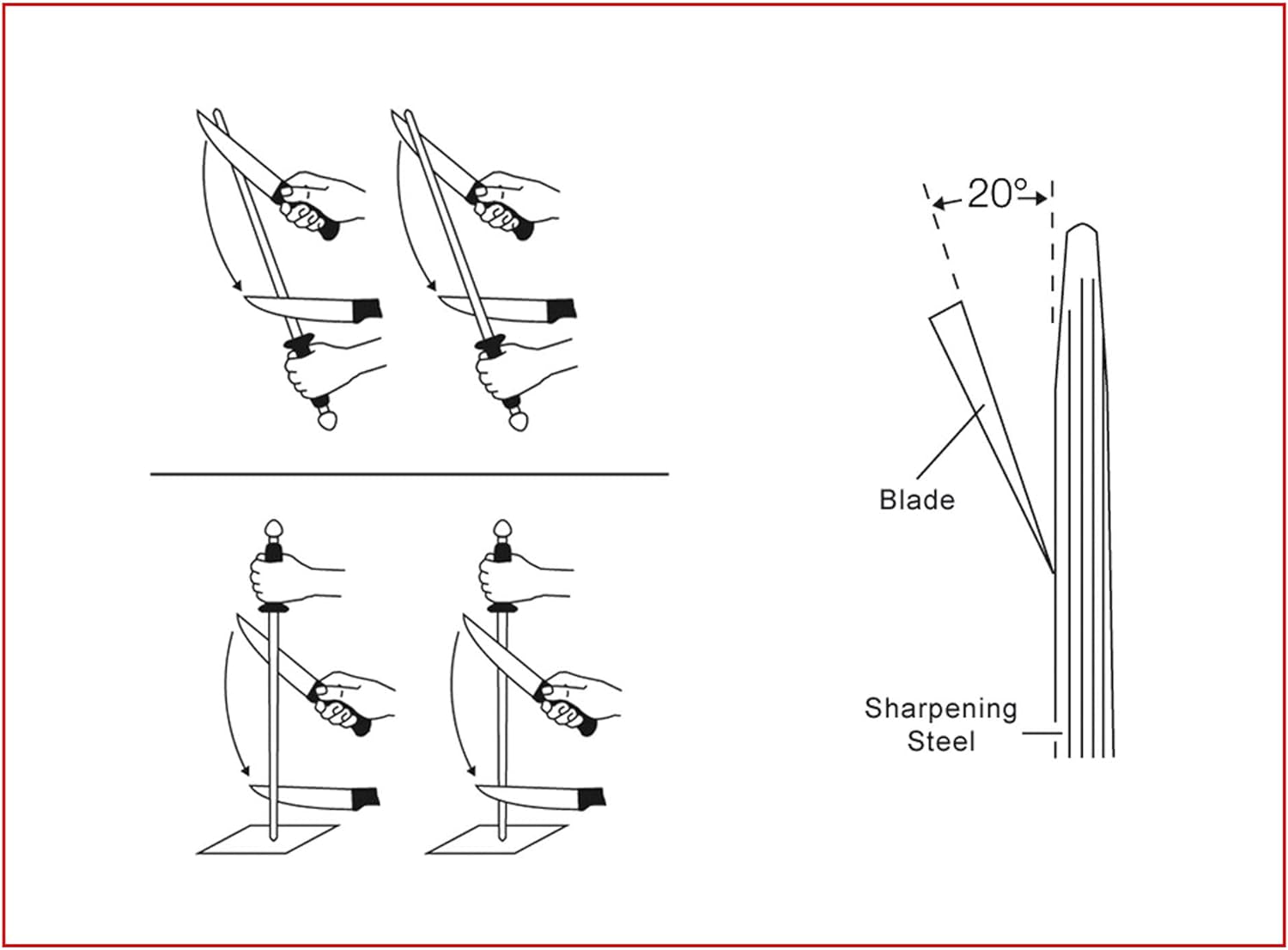 10-Inch Diamond Sharpening Steel, Wide