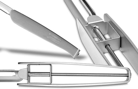 Image of Long Vegetable Peeler, Stainless Steel Blade with Plasctic Safety Cover