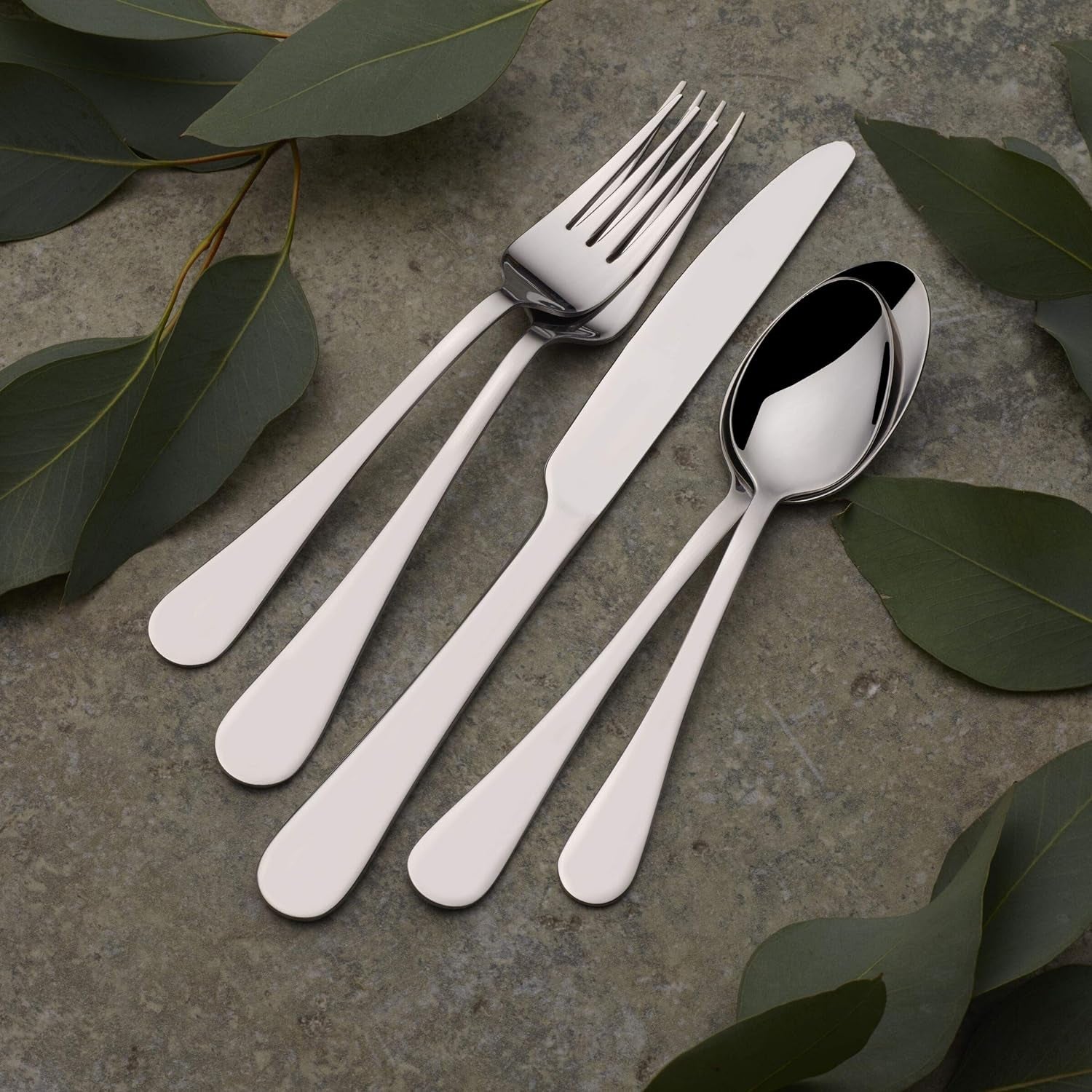 Symmetry 20 18/0 Stainless Steel Flatware Set, 42-Piece