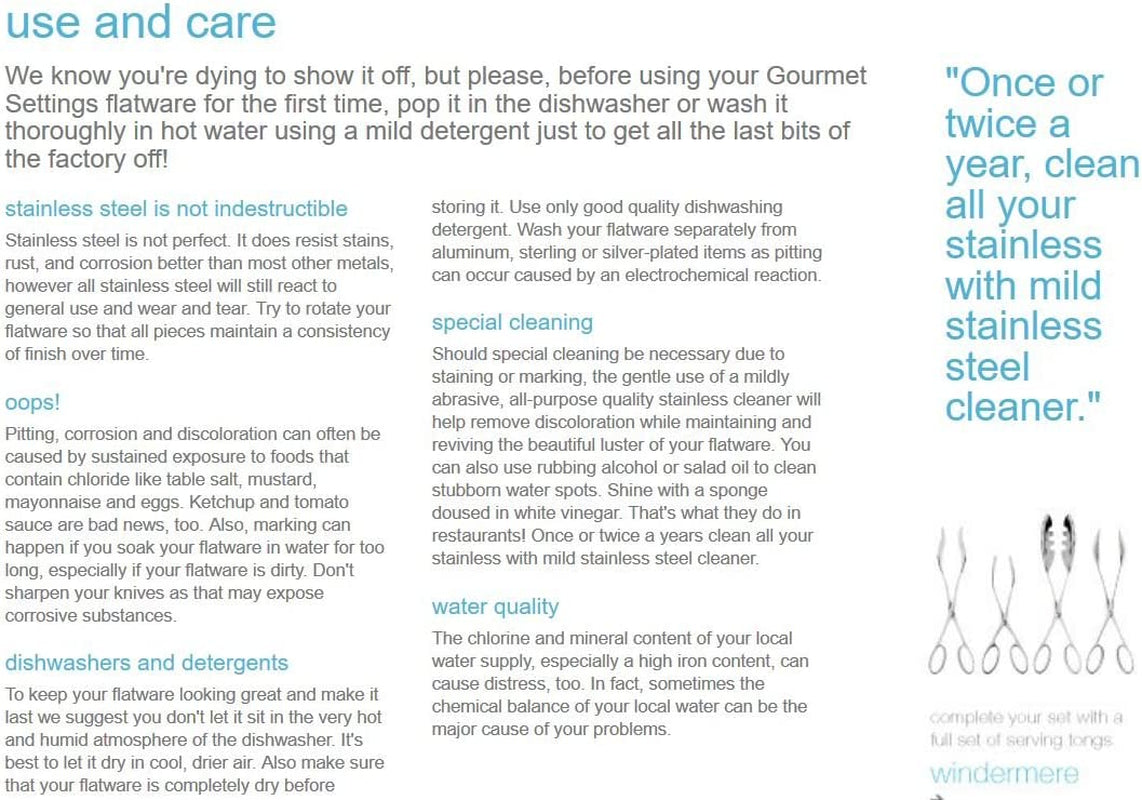 20-Piece Silverware Silver Tear Collection Polished Stainless Steel Flatware Sets, Service for 4