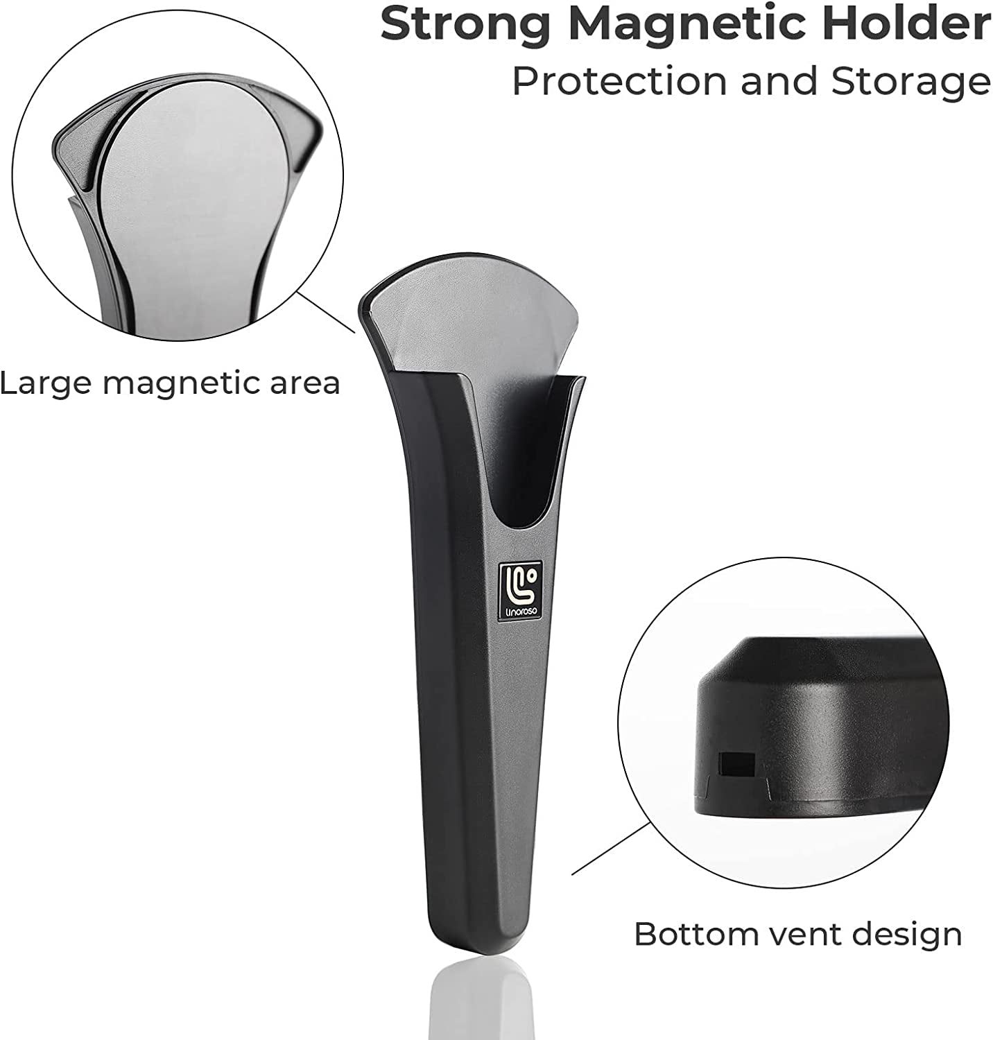 Kitchen Shears Heavy Duty Kitchen Scissors with Magnetic Holder, Dishwasher Safe Scissors All Purpose Come Apart Blade Made with Japanese Steel 4034 for Meat/Vegetables/Bbq/Herbs, Black