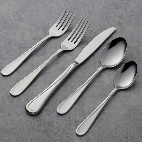 Image of Flight 45-Piece Stainless-Steel Flatware Set, Service for 8