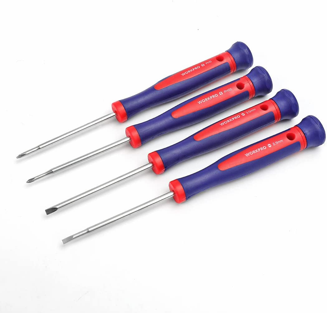 125-Piece Household Tool Kit & Farberware 22-Piece Never Needs Sharpening Triple Rivet High-Carbon Stainless Steel Knife Block and Kitchen Tool Set, Black