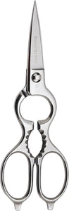 8-Inch Spanish Take-Apart Kitchen Scissors - Hot-Forged Shears from Spain - Inox Stainless Steel