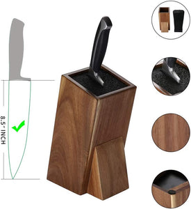 Universal Acacia Wood Knife Holder，Knife Holder, Large Capacity, Kitchen Household Multifunctional Knife Storage and Placement Rack