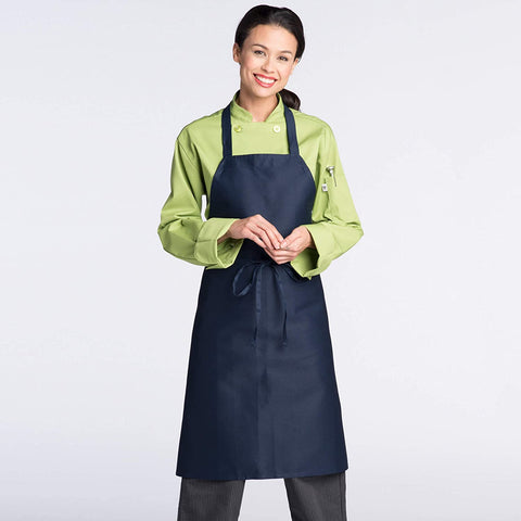 Image of Unisex Classic Restaurant Bib Apron for Work Uniform