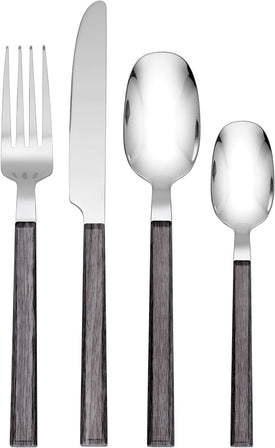Henley Grey 16 Piece Flatware Set, 16PC FW