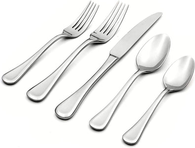 Virage 20 Piece Everyday Flatware Set, Service for 4, 18/0 Stainless Steel, Silverware Set