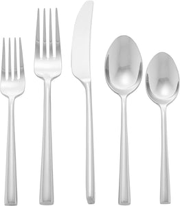 Malmo 5-Piece Flatware Set, 0.9 LB, Stainless Steel