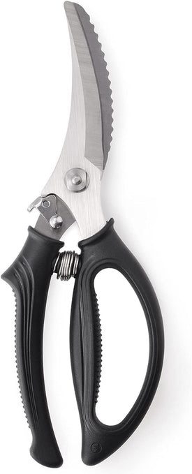 Heavy Duty Poultry Shears - Kitchen Scissors for Cutting Chicken, Poultry, Game, Meat - Chopping Vegetable - Spring Loaded