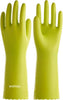 LANON Wahoo Skin-Friendly Cleaning Gloves, Dishwashing Kitchen Gloves with Cotton Flocked Liner, Reusable, Non-Slip, Bud Tender, Medium
