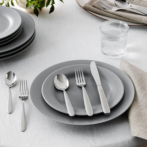 Image of Jordan 20 Piece Everyday, Service for 4 Flatware, 10.4 Inches, Silverware Set