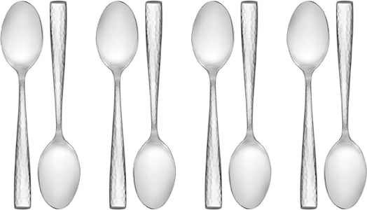 Texture 42-Piece Forged Stainless Steel Flatware Set, Service for 4