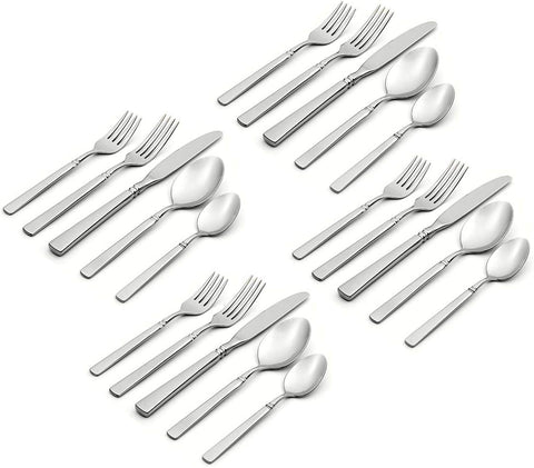 Image of Easton Flatware, 5 Piece, Silver