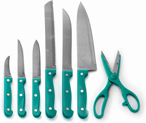 Image of 14 Piece Cutlery Set in Teal