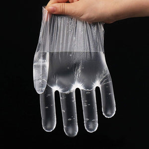 1500 Pcs Plastic Gloves Disposable - Food Prep Gloves Disposable Gloves Transparent for Food Service, Cleaning, One Size Fits Most…