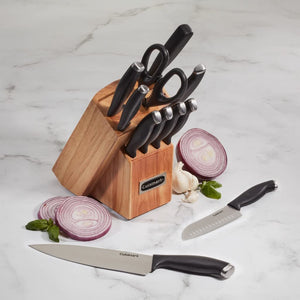 C77SSB-12P Color Pro Collection 12 Piece Knife Block Set, Black