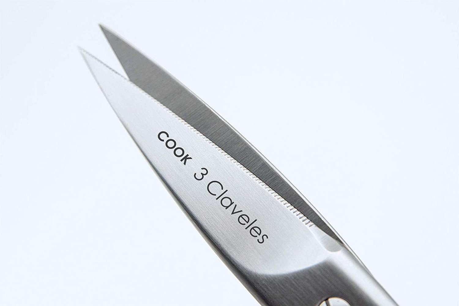 Prof Professional Stainless Steel Cook'S Scissors Line Cook for Meat Fish, Gloss, Chicken Hunting Pizza Microserrated Edge Kitchen Accessories 8" - 20 Cm