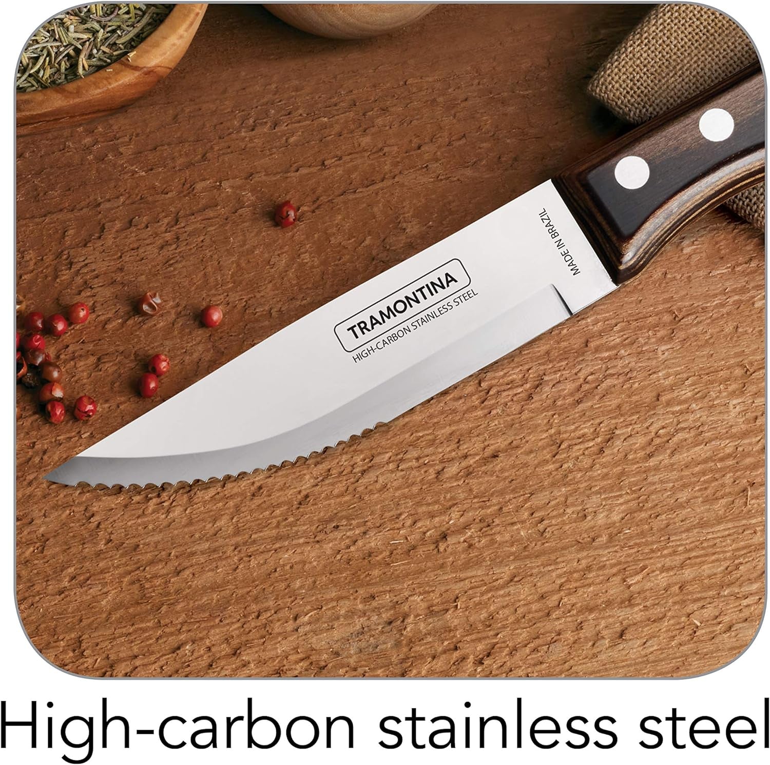 8Pc Jumbo Steak Knife Set - 80000/010DS