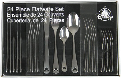 Image of Theme Park Exclusive Mickey Icon 24 Piece Flatware Set