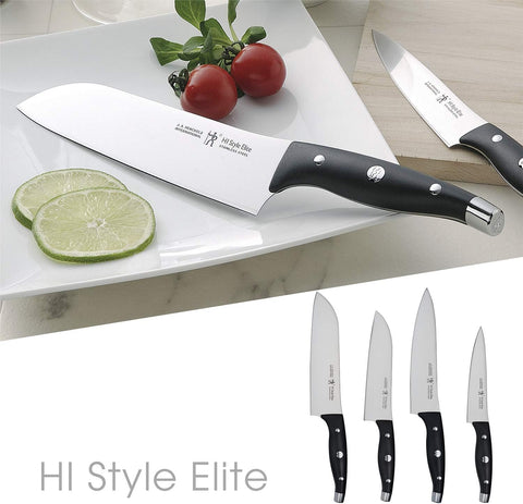 Image of Henckels 16801-481 "HI Style Elite Western Knife, 7.1 Inches (180 Mm), White, Made in Japan", Chef'S Knife, Stainless Steel, Dishwasher Safe, Made in Seki, Gifu Prefecture, Japan