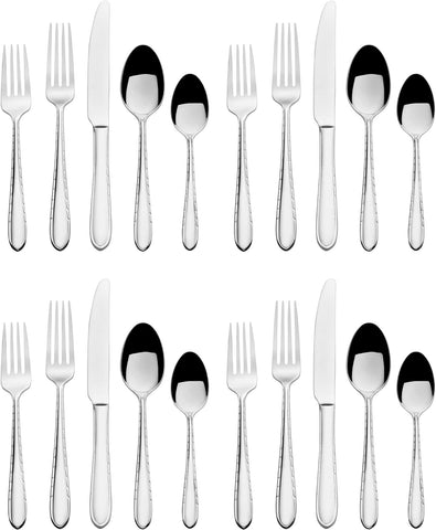 Image of Arturo 18/10 20 Piece Stainless Steel Flatware Set, Service for 4