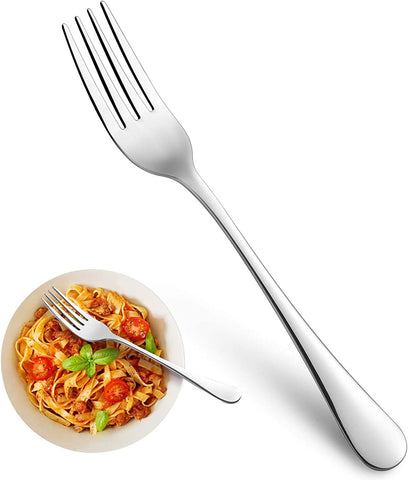 Image of Dinner Forks,Set of 16 Top Food Grade Stainless Steel Silverware Forks,Table Forks,Flatware Forks,8 Inches,Mirror Finish & Dishwasher Safe,Use for Home,Kitchen or Restaurant