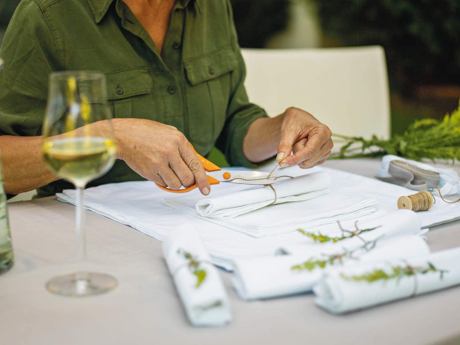 Kitchen Scissors, Total Length: 18 Cm, Quality Steel/Synthetic Material, Classic, 1000819