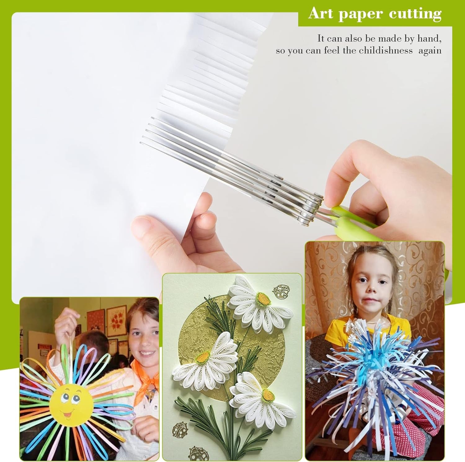 Scissors Herb, Sharp Heavy Scissors for Cutting, Chopping and Cooking Fresh Garden Herbs, 5 Stainless Steel Blades and Stripper, Vanilla Cutter Chopper Garden Kitchen Gadgets