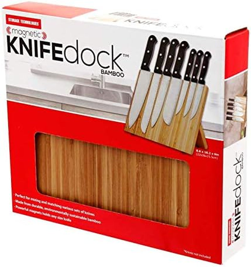Bamboo Magnetic  - the Kitchen Magnetic  Has Revolutionized Storing and Displaying Your Knifes Both Elegantly, and Safely. This  Keeps Your Cutlery Close at Hand.