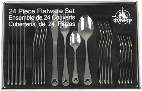 Theme Park Exclusive Mickey Icon 24 Piece Flatware Set