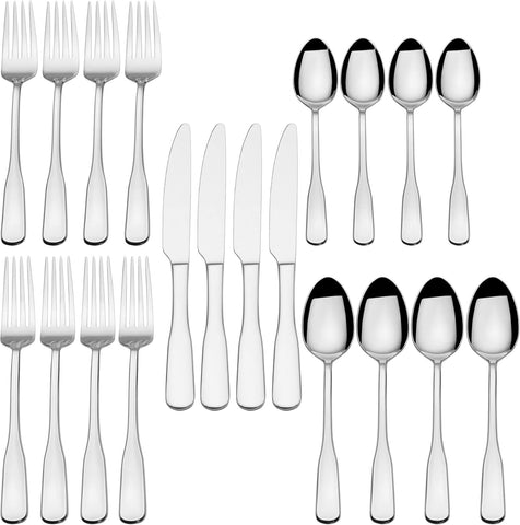 Image of Living Landyn 18.0 20 Piece Stainless Steel Flatware Set, Service for 4