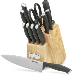 C77SSB-12P Color Pro Collection 12 Piece Knife Block Set, Black