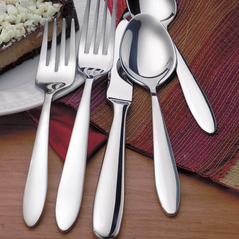 Image of Mooncrest 65-Piece Flatware Set, Service for 12 Silver