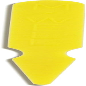 24227 Plastic Medium Well Steak Markers, Yellow (Pack of 1000)