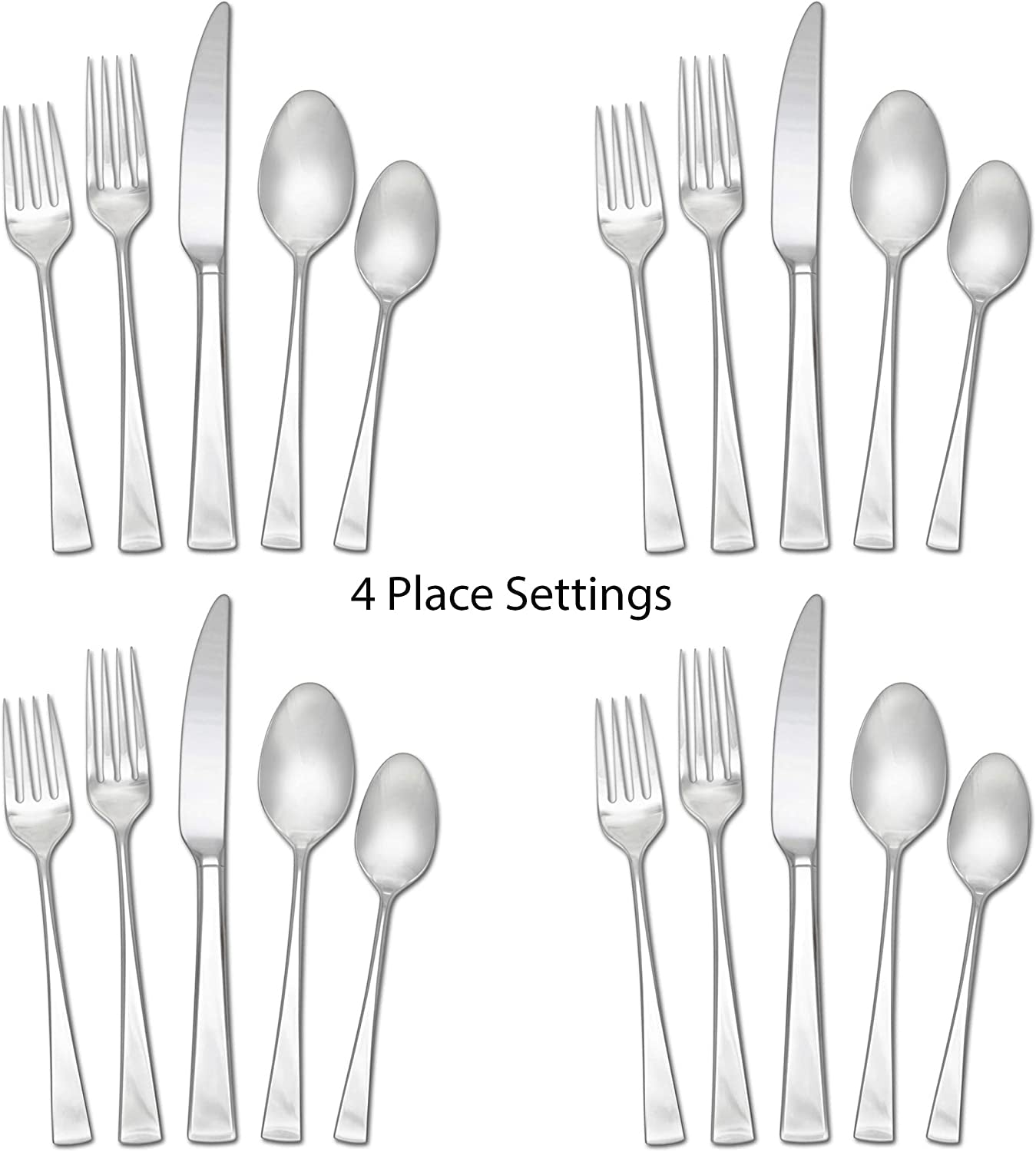 5100238 Lucia 20-Piece 18/10 Stainless Steel Flatware Set , Service for 4