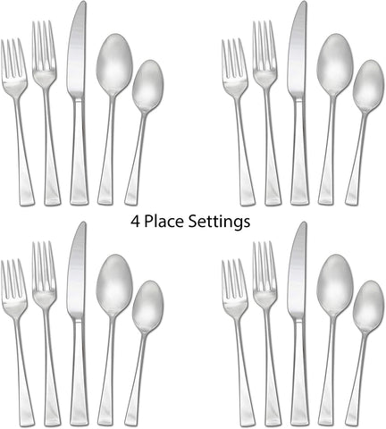 Image of 5100238 Lucia 20-Piece 18/10 Stainless Steel Flatware Set , Service for 4