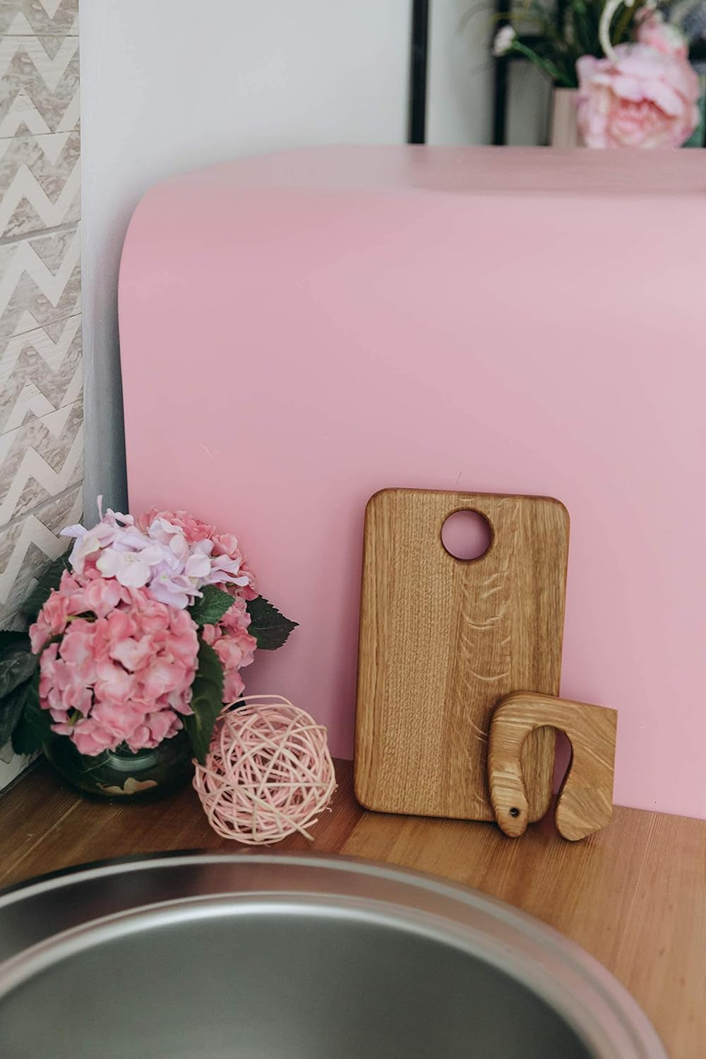 Wooden Safe Knife for Kids, Kids Utensil Montessori Knife, Vegetable and Fruit Chopper, Ash Wood