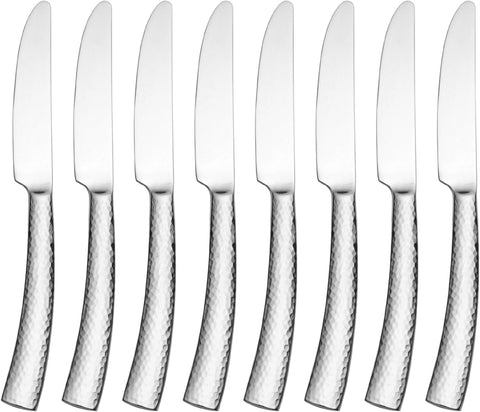 Image of Texture 42-Piece Forged Stainless Steel Flatware Set, Service for 4