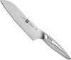 30917-181 Twin Fin 2 Multi-Purpose Knife, 7.1 Inches (180 Mm), Made in Japan, Santoku Knife, All Stainless Steel, Dishwasher Safe, Made in Seki City, Gifu Prefecture