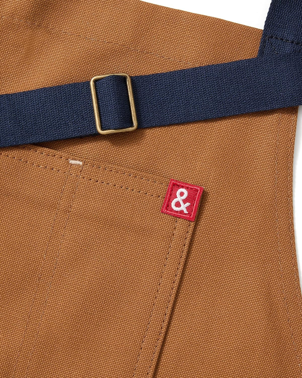 Essential Apron - Professional Chef Apron with Pockets & Adjustable Bib Strap for Cooking & Grilling - Kitchen Aprons for Men & Women - 12Oz 100% Cotton Canvas Fabric - Denver Brown