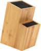 Knife Holder- Universal Knife Holder- Bamboo Wood Kitchen Knife Holder, Extra Large Knife Storage, Universal Knife Block