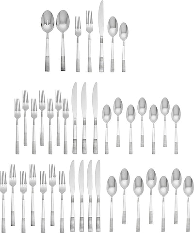 Image of , Service for 8 Paxton 42 Piece Everyday Flatware, 18/0 Stainless Steel, Silverware Set