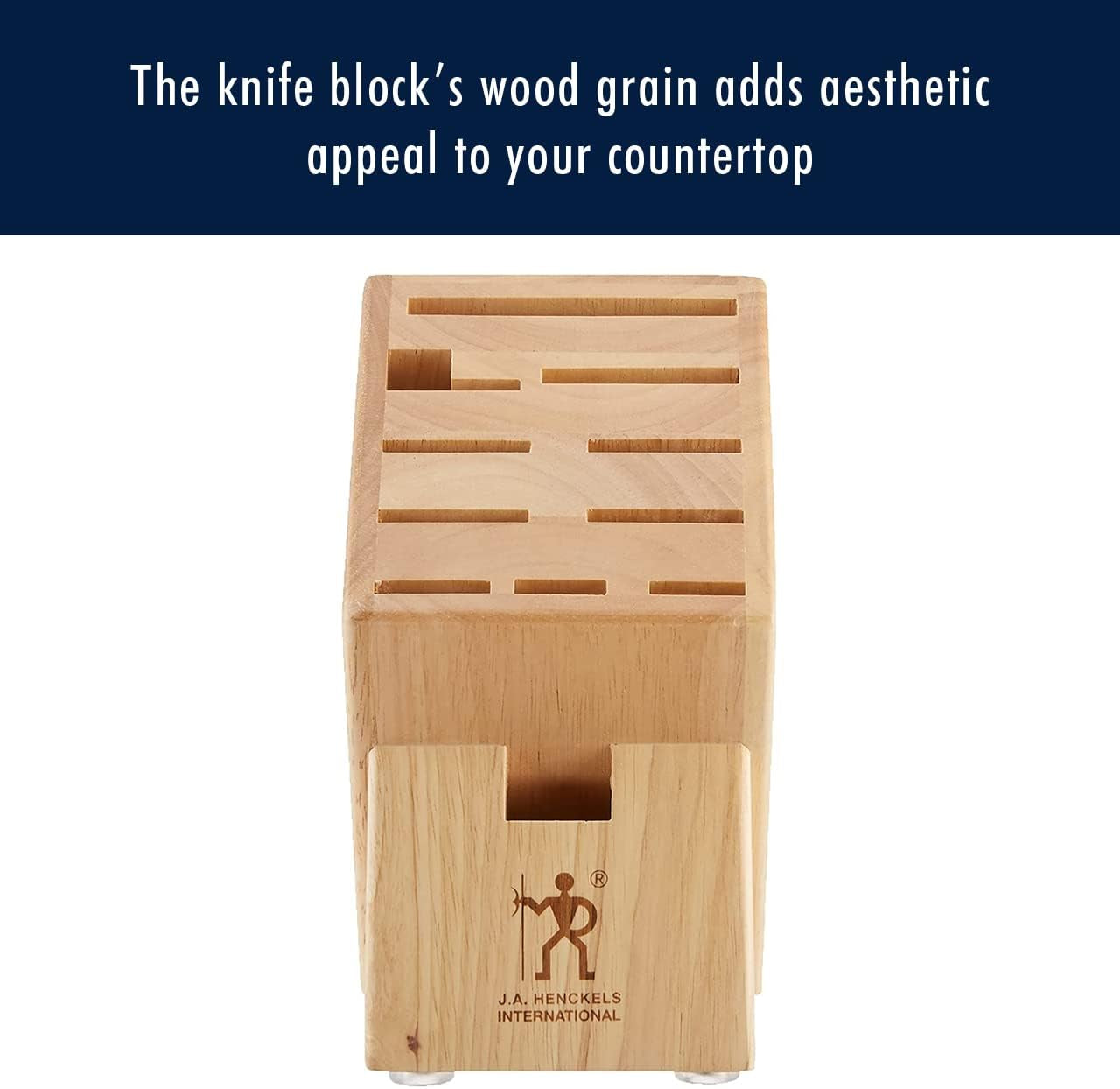 HENCKELS Hardwood Knife Block, Knife Storage, 11-Slot