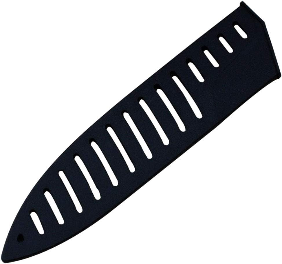 Black Plastic Kitchen Knife Blade Protector Cover for 8 Inches Knife, 8 Inch Knife Sheath, 8 Inch Knife Cover Practical Black Protector for Knife Blade Kitchen Utensil