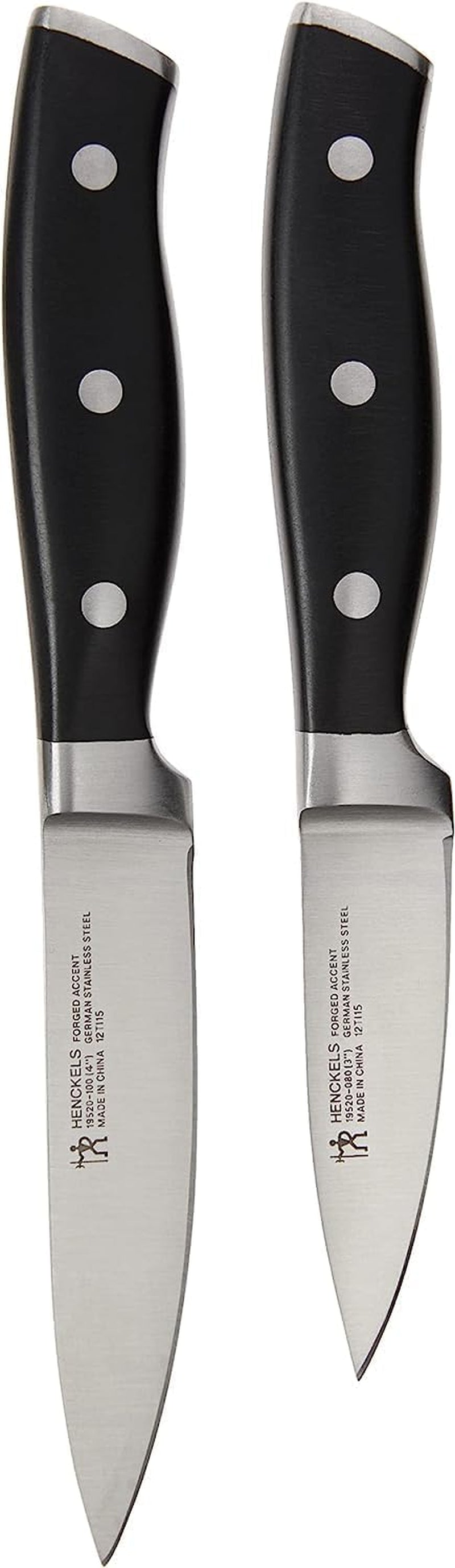 Forged Accent Razor-Sharp 2-Pc Paring Knife Set & Forged Accent Razor-Sharp 3.5-Inch Paring Knife, German Engineered Informed by 100+ Years