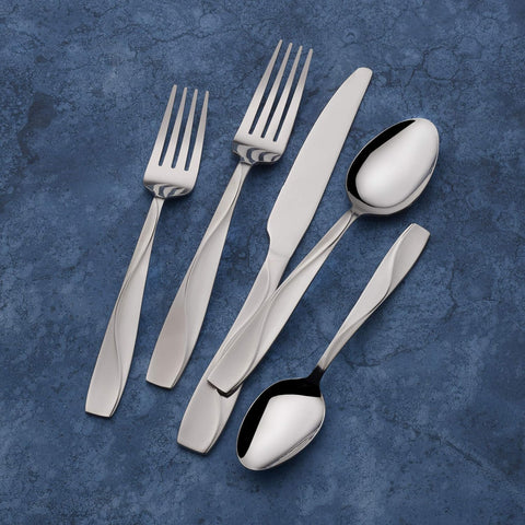 Image of Barnard 20-Piece 18/0 Stainless Steel Flatware Set