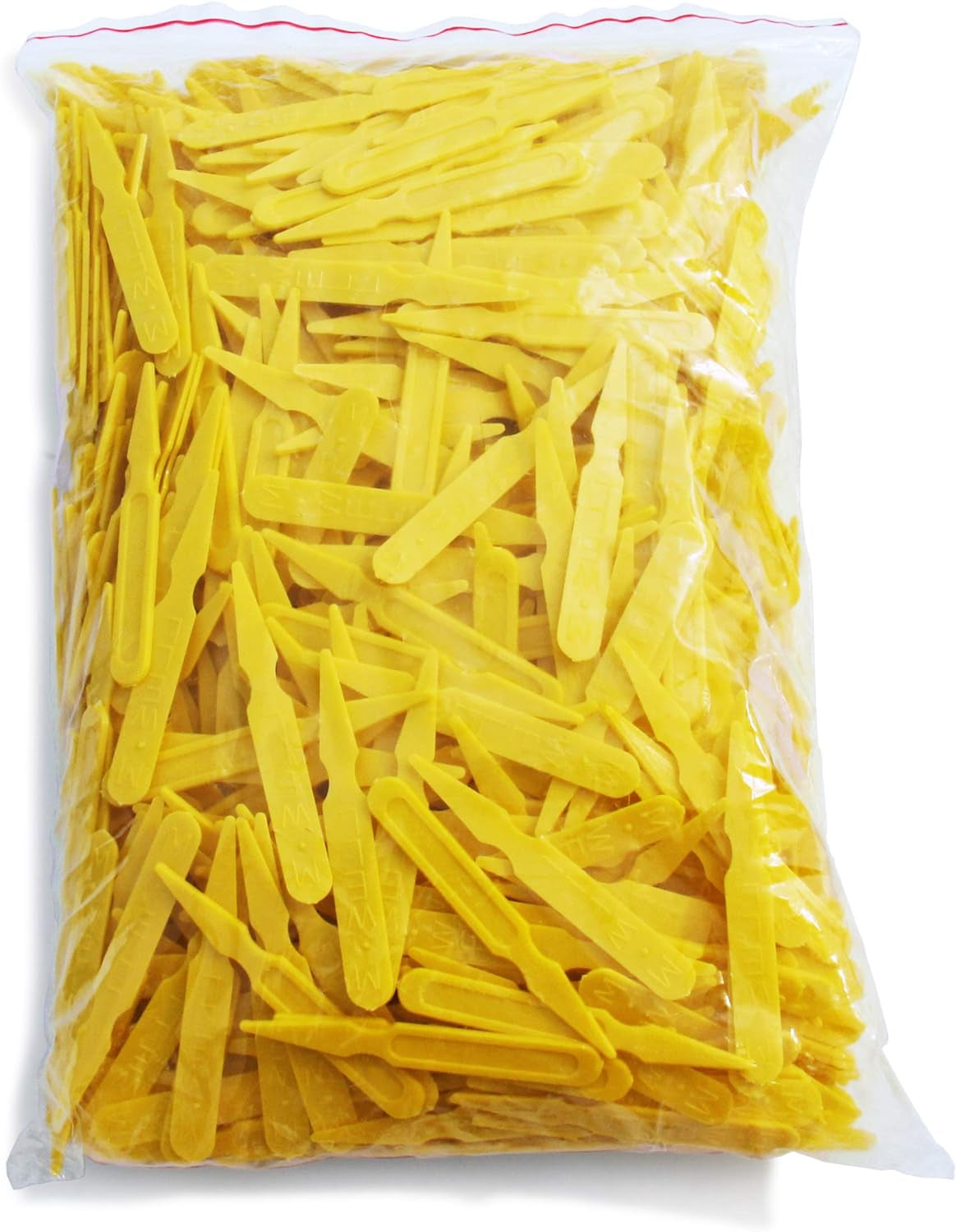 24227 Plastic Medium Well Steak Markers, Yellow (Pack of 1000)