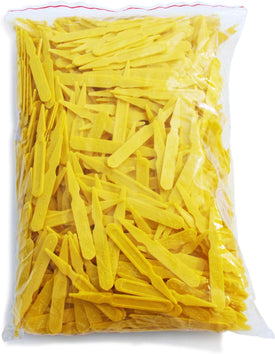 24227 Plastic Medium Well Steak Markers, Yellow (Pack of 1000)