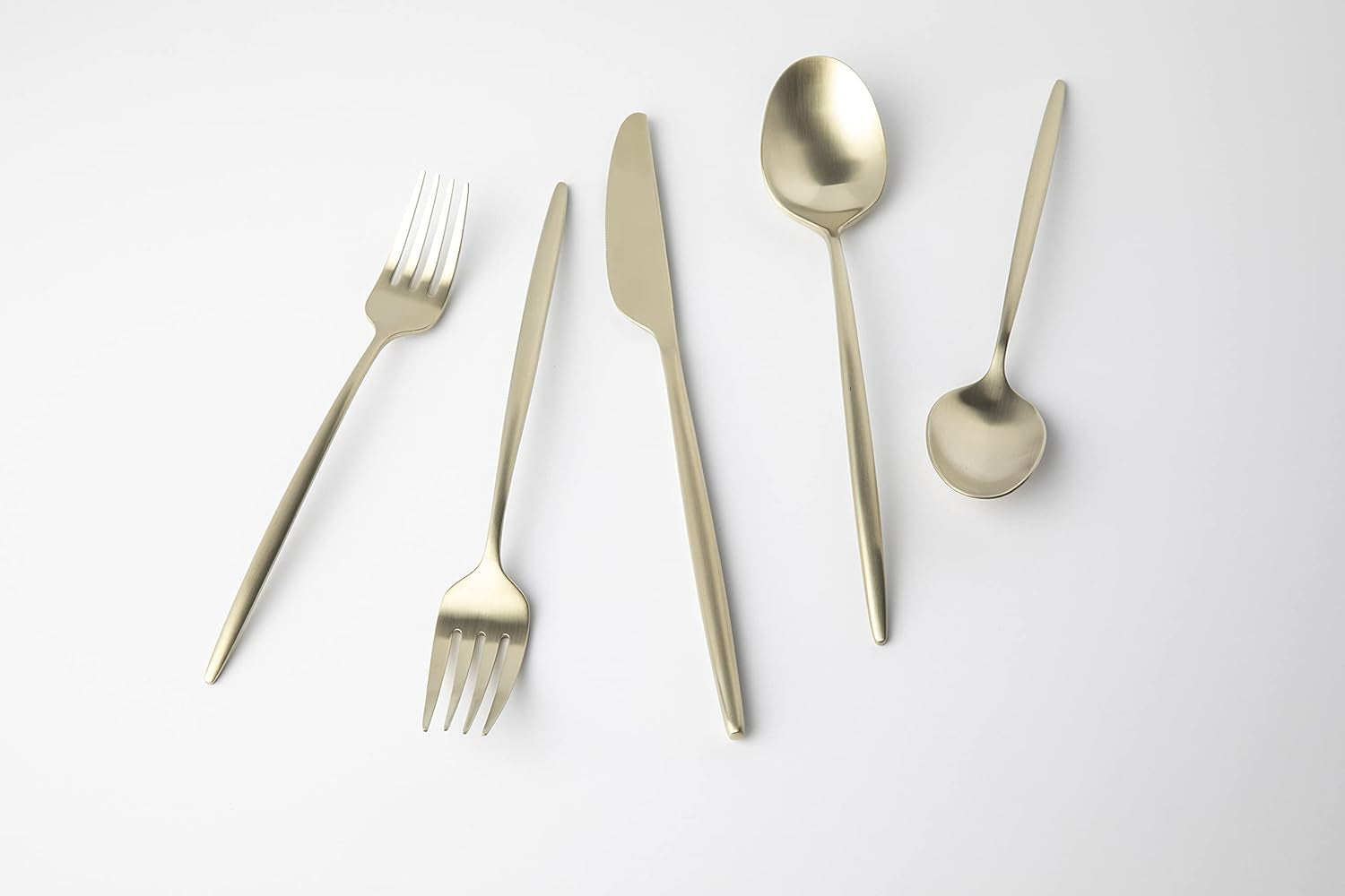 Silversmiths Gaze Champagne Satin 20 Piece Flatware Set, Service for 4, Silver